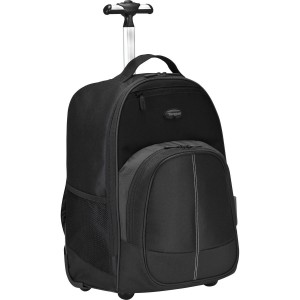 Targus 16" Compact Rolling Backpack Reput Mustat | 70PLWRQUD